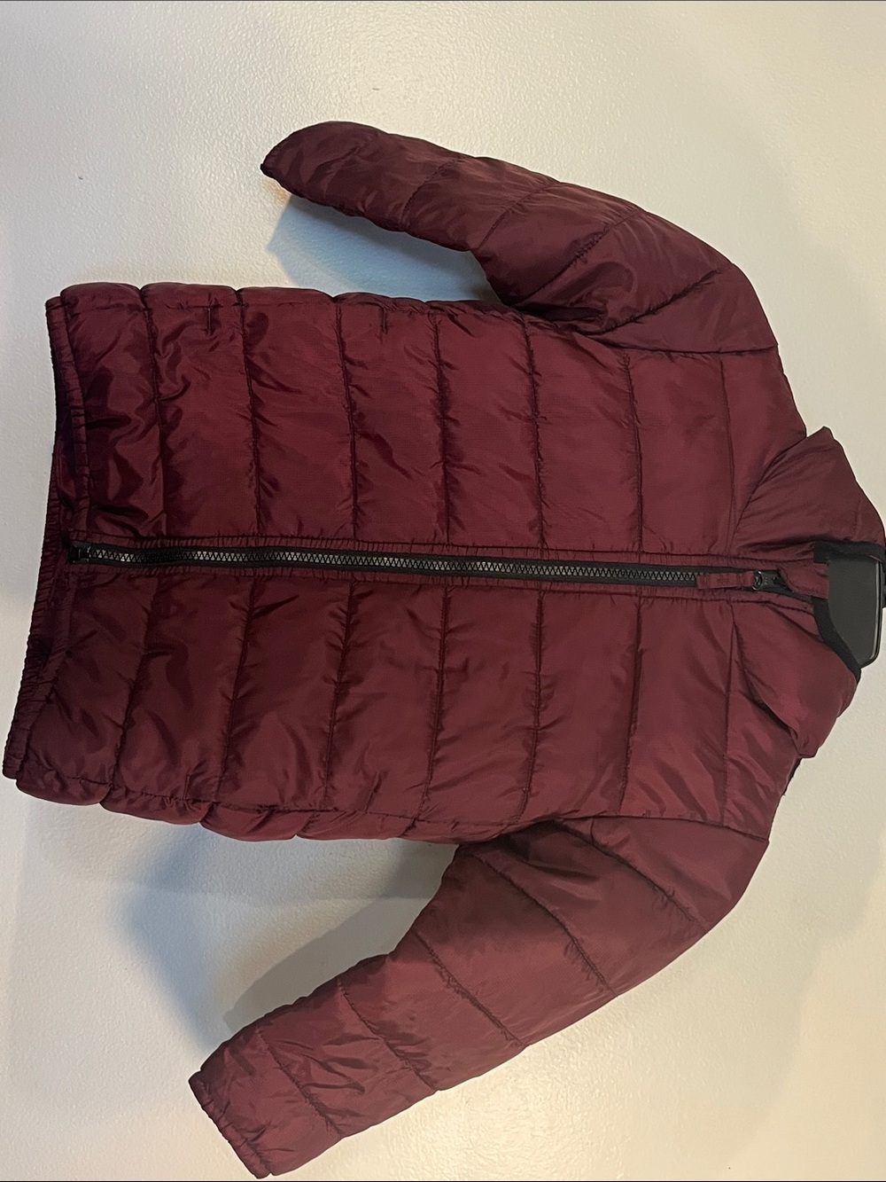 The Children's Place Maroon Quilted Puffer Jacket